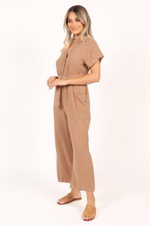 Archie Jumpsuit – Mocha