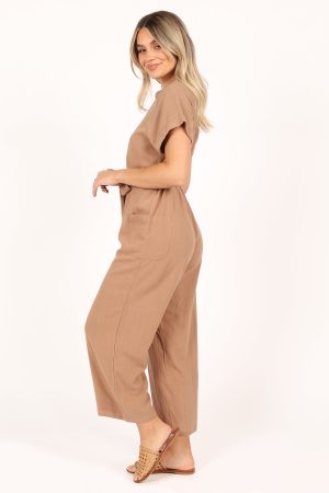 Archie Jumpsuit – Mocha