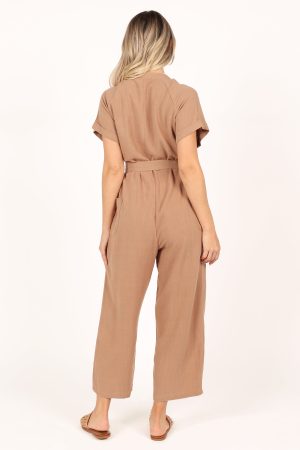 Archie Jumpsuit – Mocha