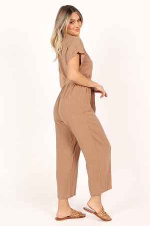 Archie Jumpsuit – Mocha
