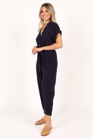 Archie Jumpsuit – Navy