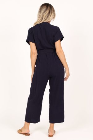 Archie Jumpsuit – Navy