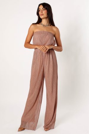 Callie Jumpsuit – Rose Gold