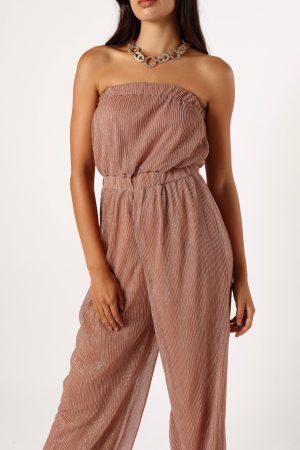 Callie Jumpsuit – Rose Gold
