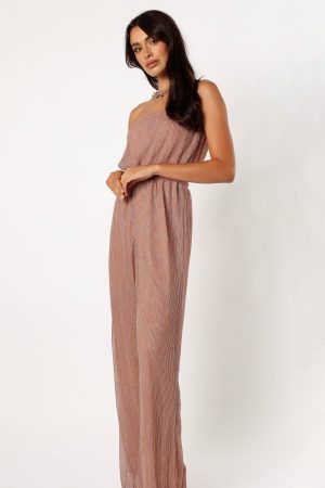 Callie Jumpsuit – Rose Gold