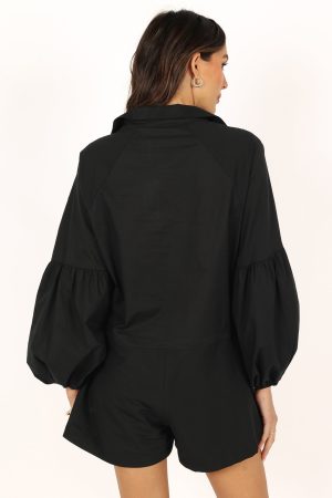 Elsa Romper – Black