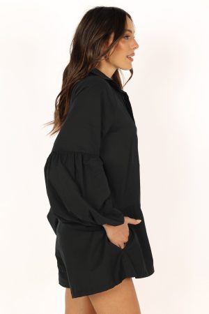 Elsa Romper – Black