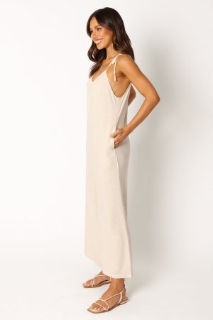 Margot Jumpsuit – Oatmeal