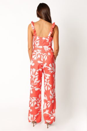 Payton Jumpsuit – Melon White