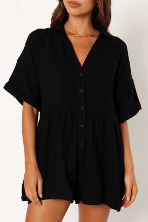 Winny Romper – Black
