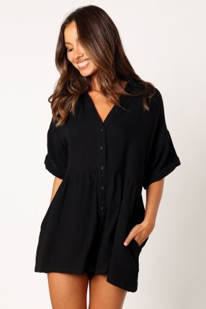 Winny Romper – Black