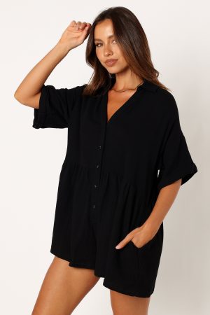 Winny Romper – Black