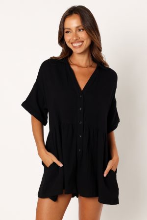 Winny Romper – Black