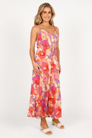 Zahara Wide Leg Jumpsuit – Floral