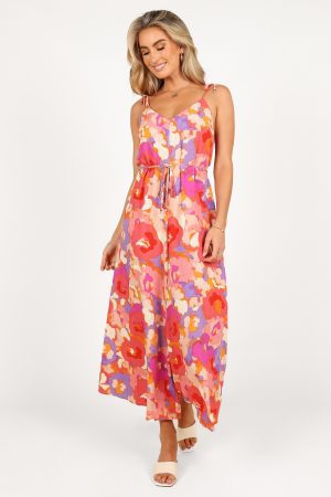 Zahara Wide Leg Jumpsuit – Floral
