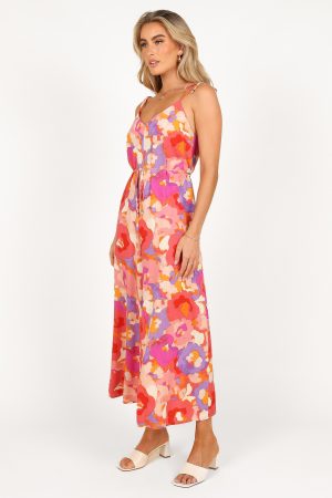 Zahara Wide Leg Jumpsuit – Floral
