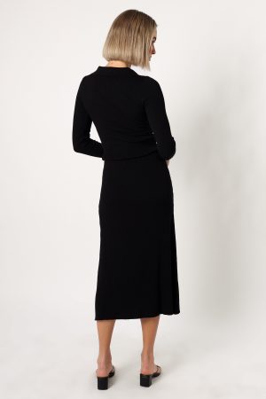 Cameron Knitted Set – Black