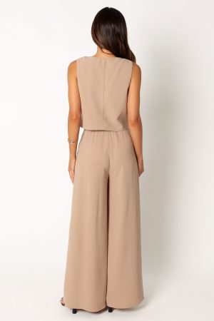 Camille Two Piece Set – Beige