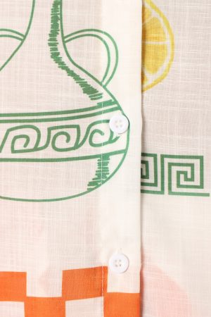 Piccolo Short Set – White Orange