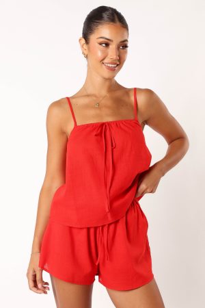 Robinson Short Set – Red