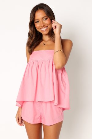 Serina Short Set – Pink