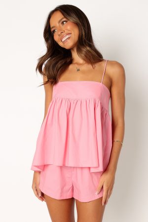 Serina Short Set – Pink