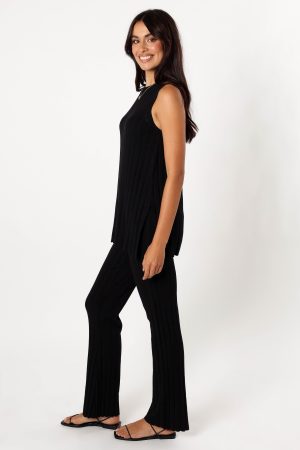 Silvie Knitted Set – Black