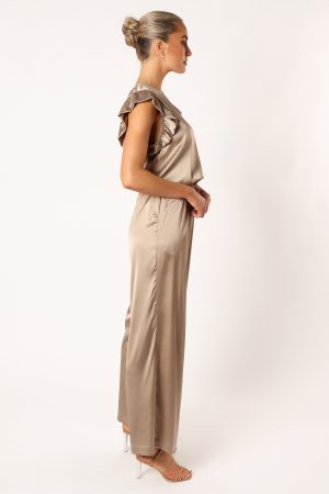 Tillie Two Piece Pant Set – Olive