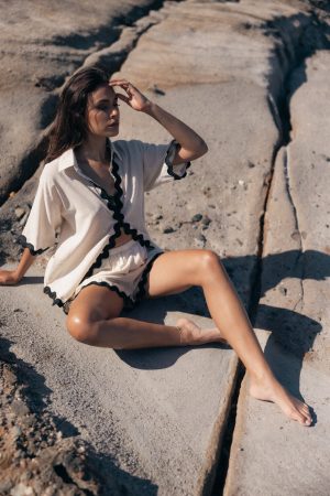 Wilson Short Set – Cream Black