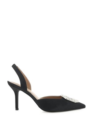 Katie Slingback Heel – Black