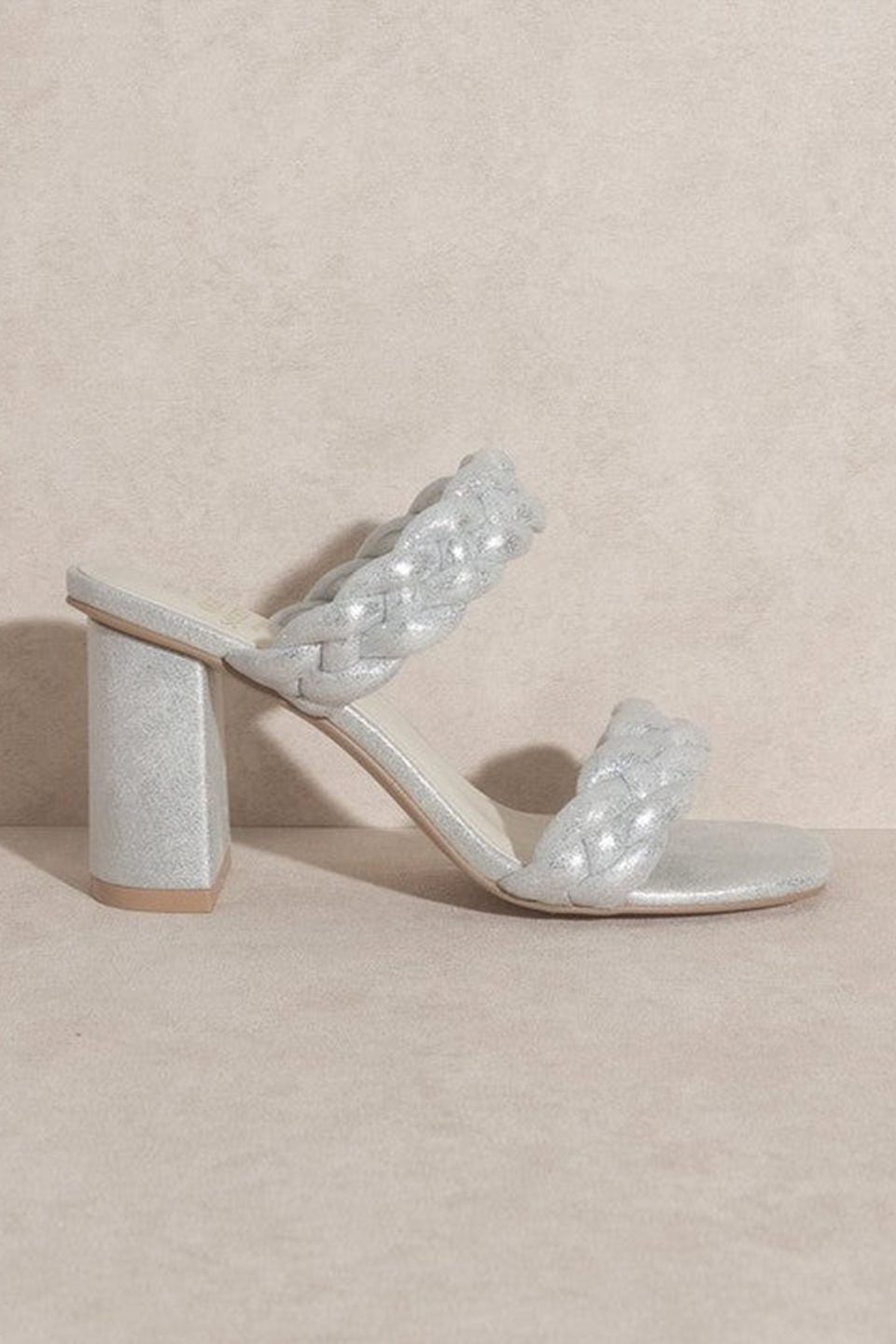 Savannah Metallic Heel - Silver