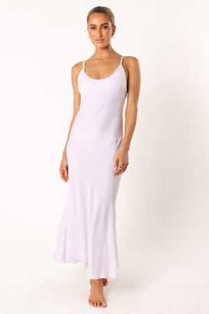 Neroli Maxi Slip – Ivory