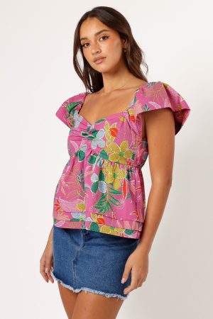 Annalise Top – Pearly Purple