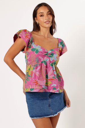 Annalise Top – Pearly Purple