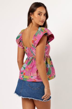 Annalise Top – Pearly Purple