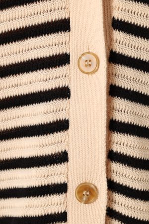 Cherie Knit Shirt – Sand Black