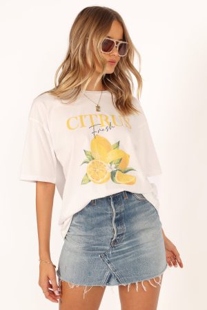 Citrus Tee – White