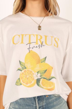 Citrus Tee – White