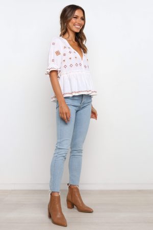 Dawston Top – White