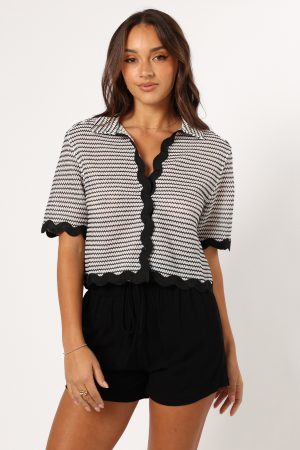 Giada Top – Black White