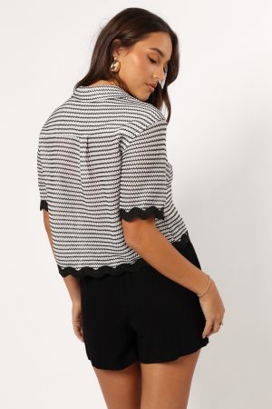 Giada Top – Black White