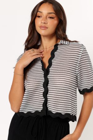 Giada Top – Black White