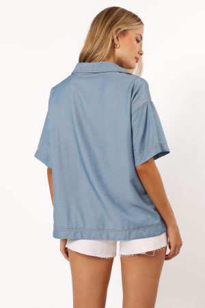 Lyna Top – Blue
