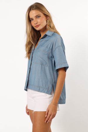 Lyna Top – Blue