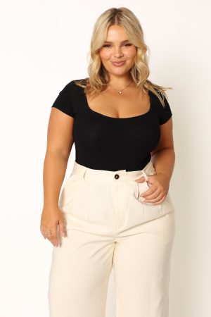 Natalie Bodysuit – Black