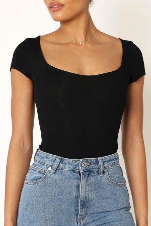 Natalie Bodysuit – Black