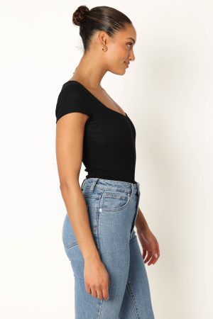 Natalie Bodysuit – Black