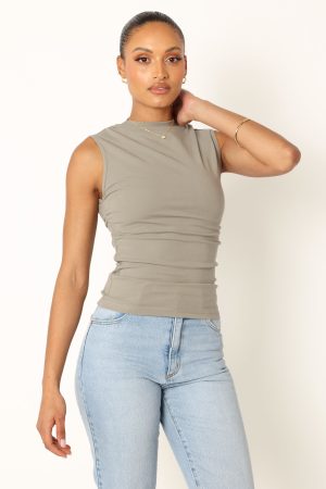 Nissa Top – Olive