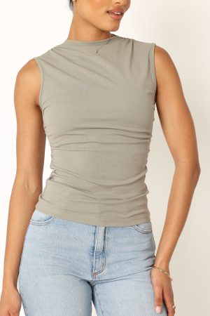 Nissa Top – Olive