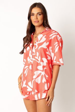 Payton Shirt – Melon White
